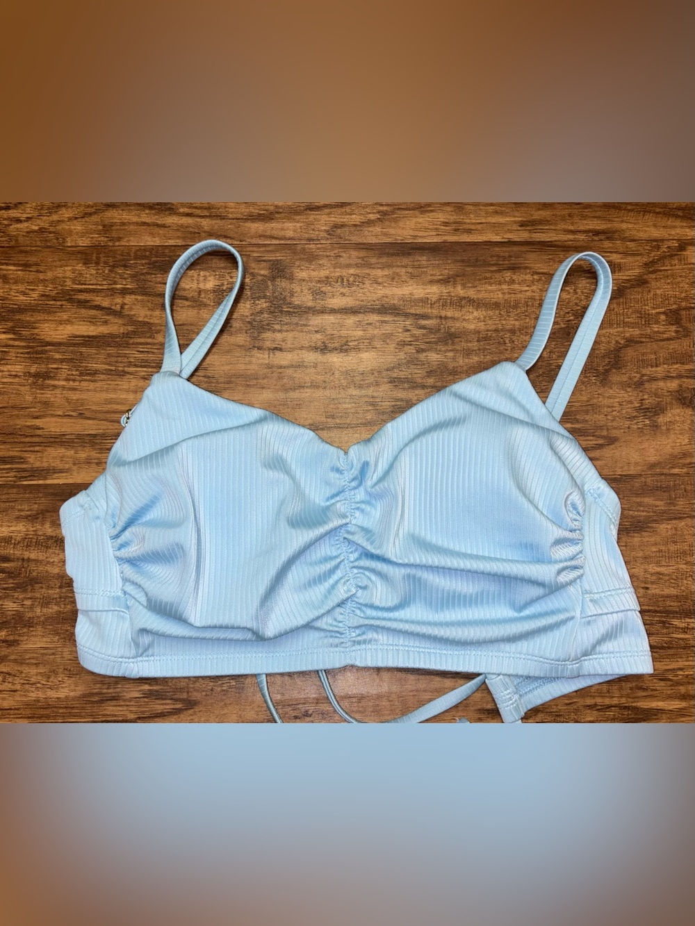 Shade & Shore Bikini Top Size 34D Blue